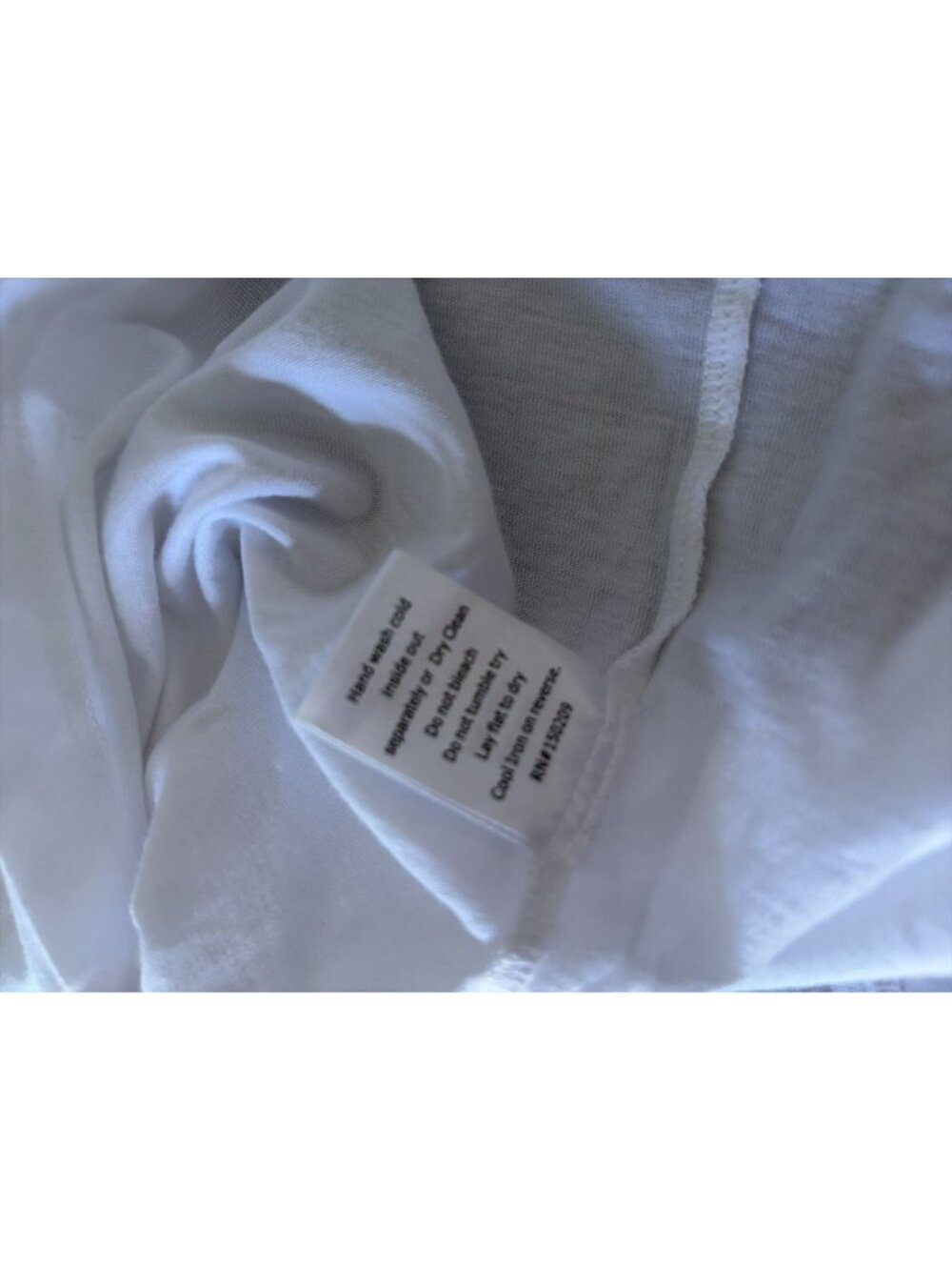 La Ligne Embroidered "J'parle pas français" Ringer Tee Listing SZ M - Picture 12 of 13